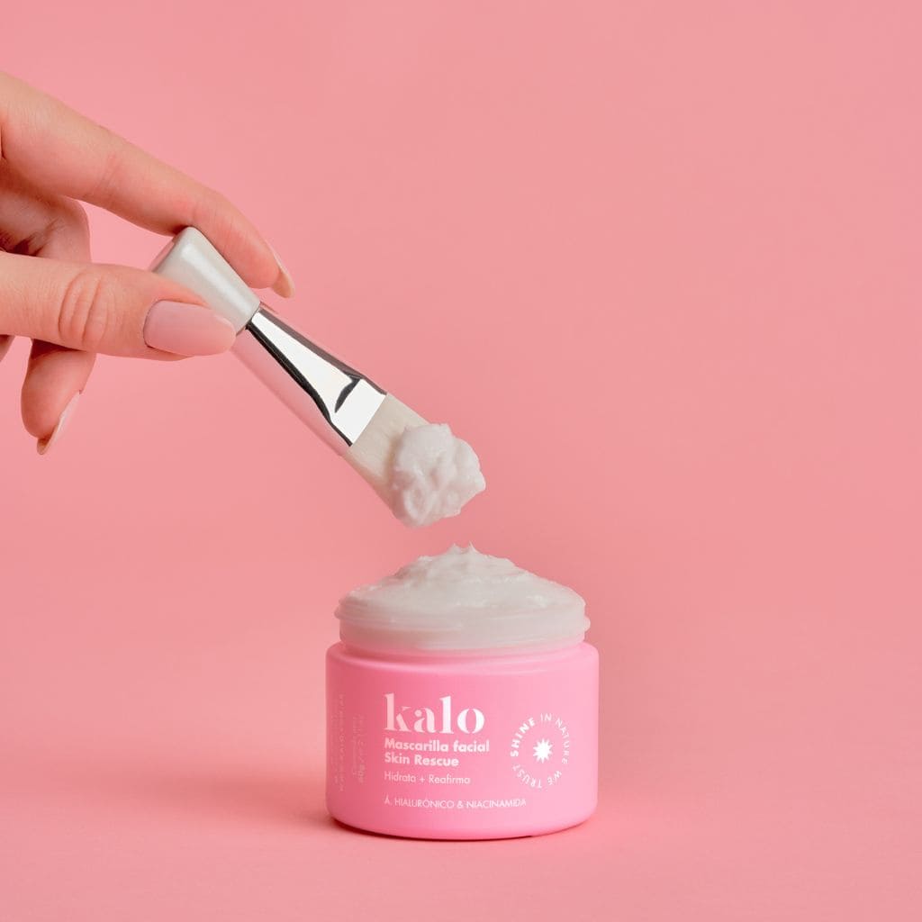Skin Rescue - Mascarilla Hidratante con Ácido Hialurónico y Niacinamida