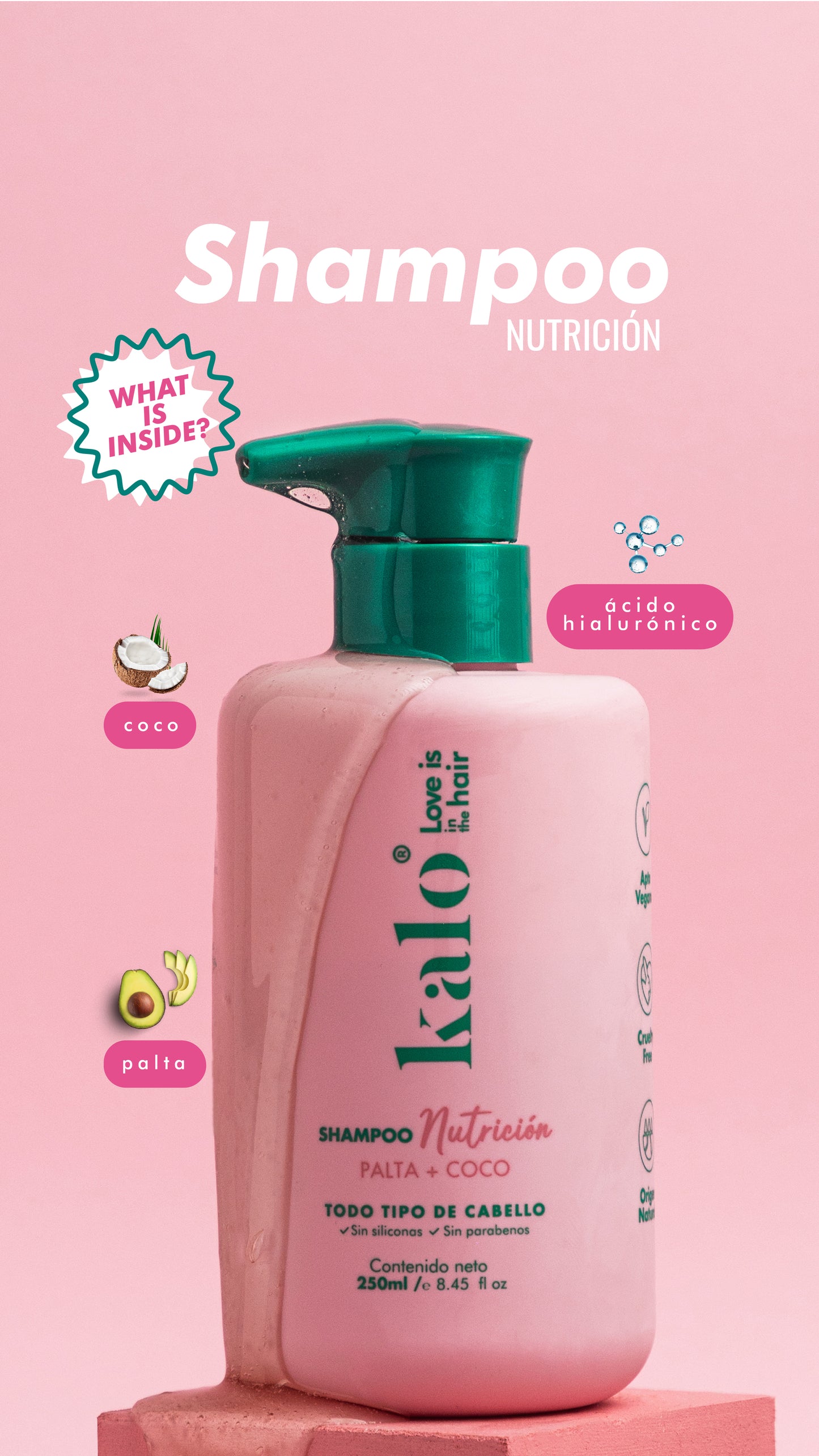 Shampoo Nutrición - Coco & Palta