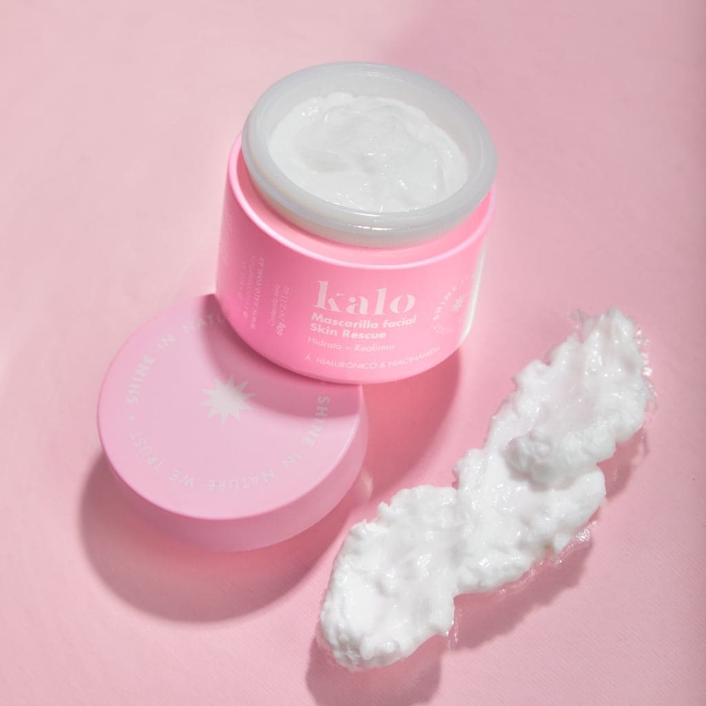 Skin Rescue - Mascarilla Hidratante con Ácido Hialurónico y Niacinamida