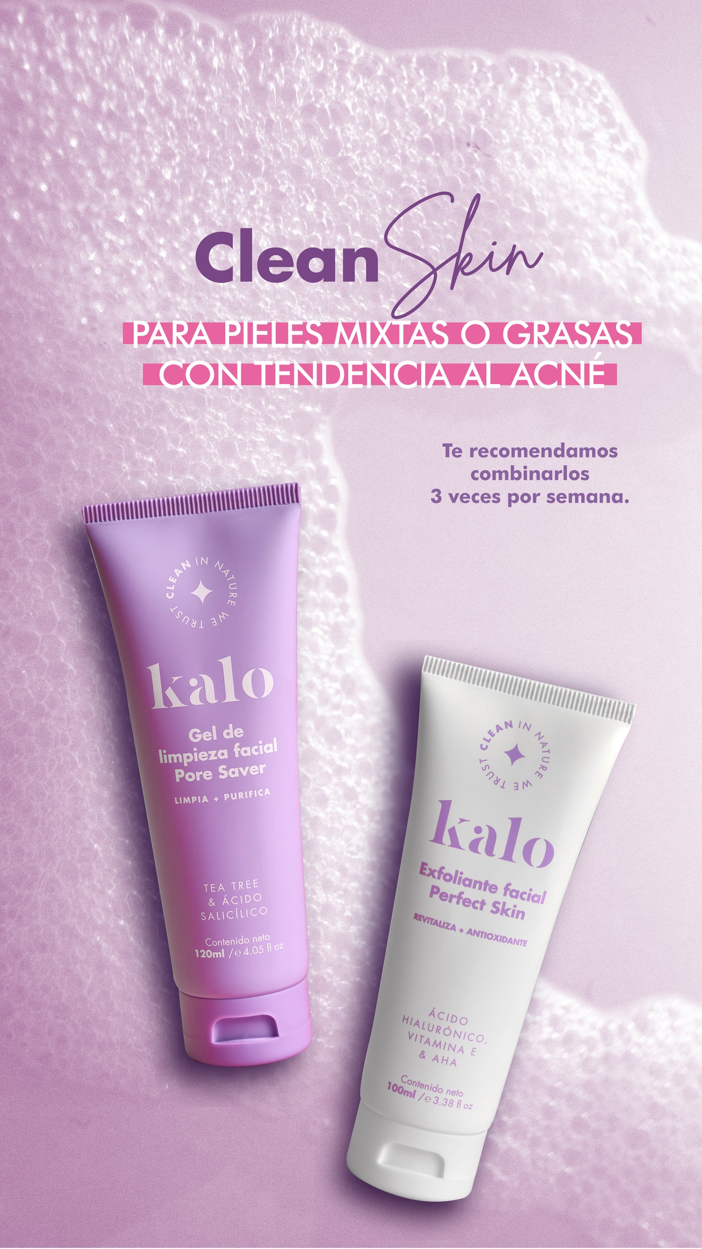 Clean Skin - Kit de Limpieza Facial