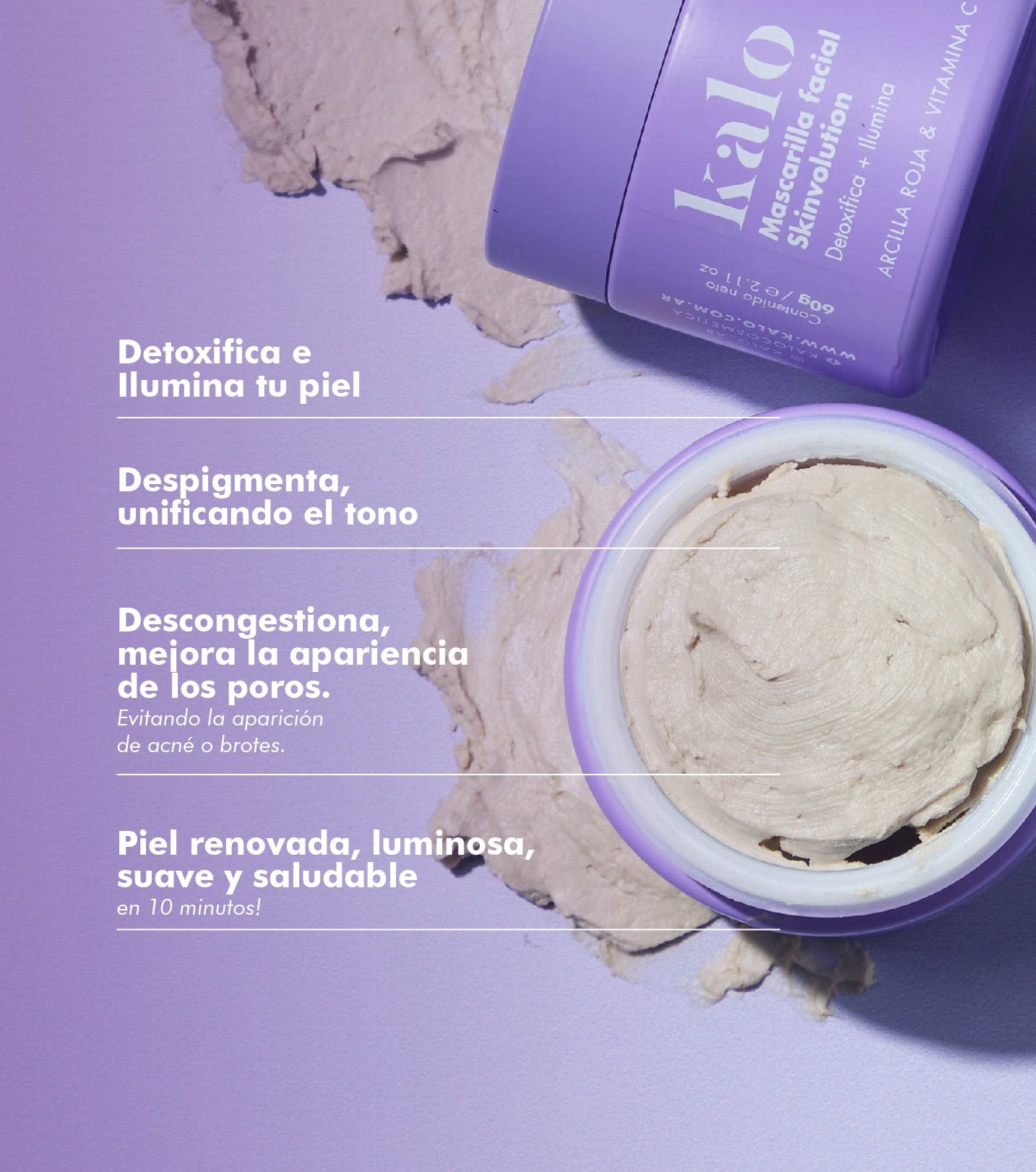 Skinvolution - Mascarilla Detox de Arcilla y Vitamina C