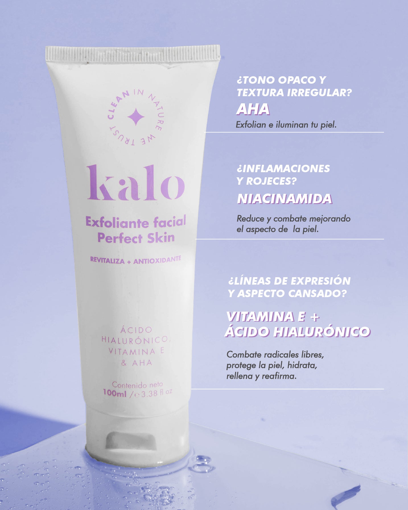 Perfect Skin - Exfoliante Facial con AHA y Niacinamida