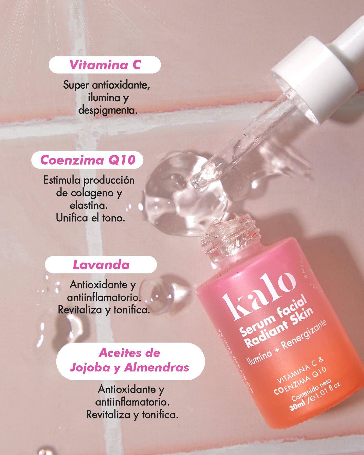 Radiant Skin - Serum Facial de Vitamina C y Q10