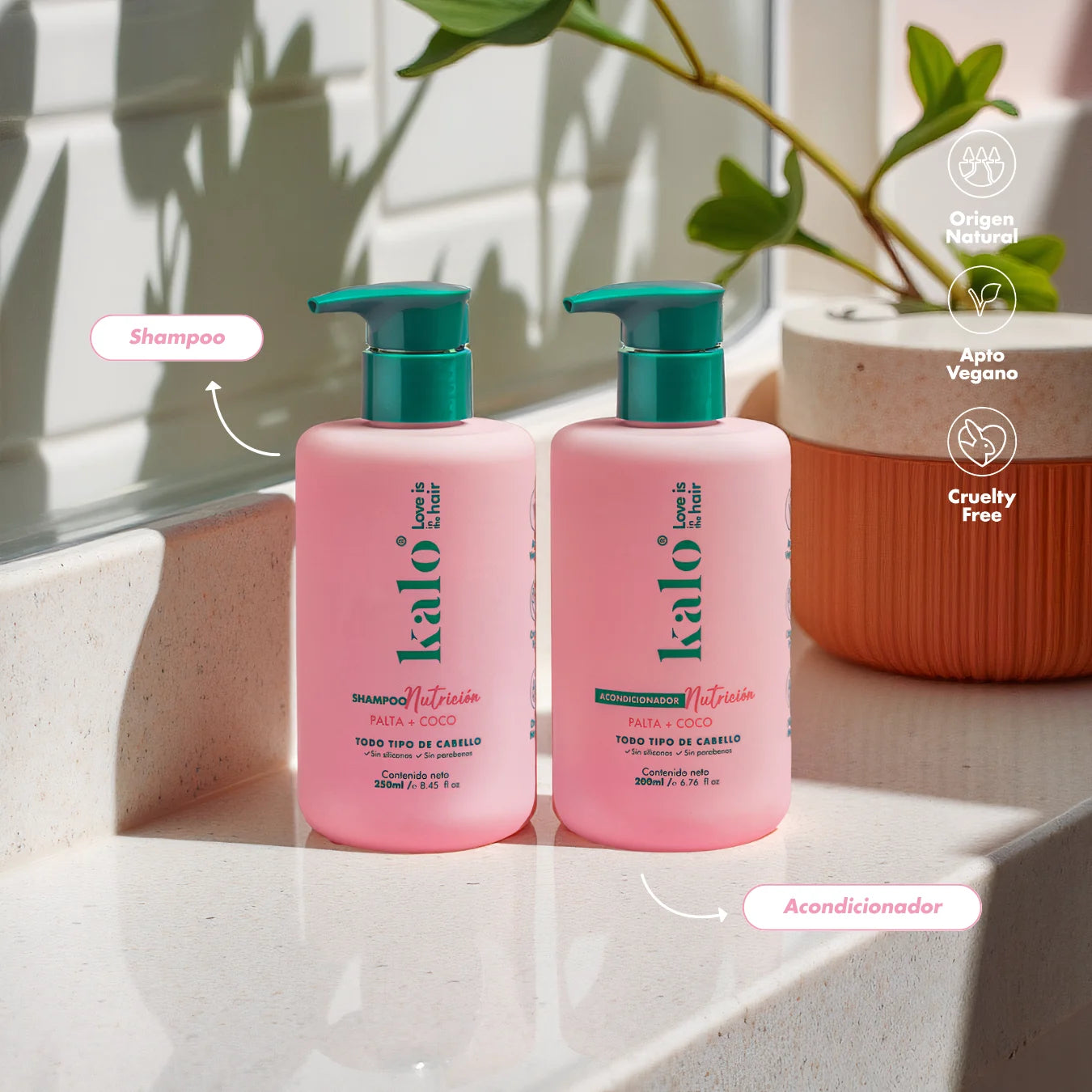 Mega Nutrition - Kit de Shampoo & Acondicionador